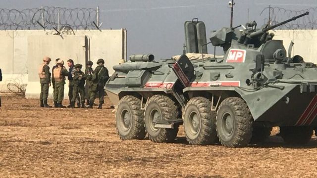 Turkish and Russian troops began joint patrols